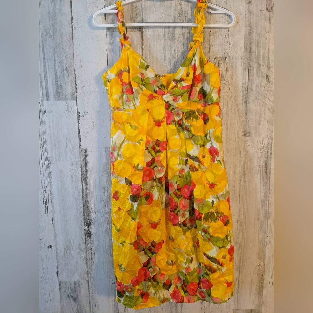 London times yellow sz 6 dress